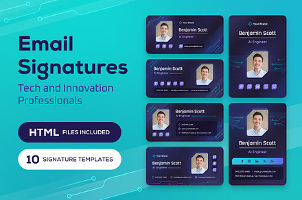 AI Email Signature, an Email Template by Brandify Studio