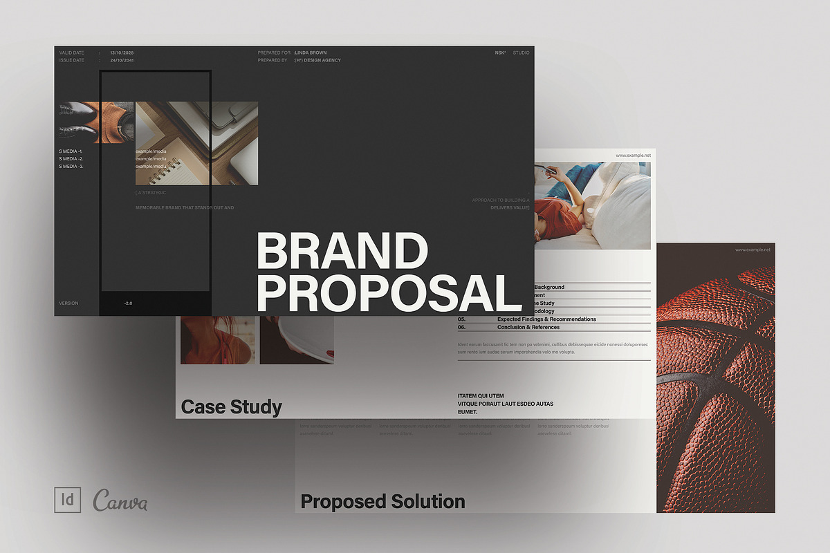 Brand Proposal Presentation Template, a Presentation Template by RedGiant (Photo 1 of 7)