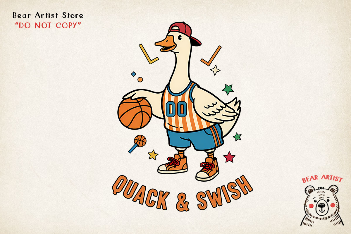 Cute Basketball Mom & Game Day, a Sport Illustration by GlitterCraft (Photo 27 of 101)