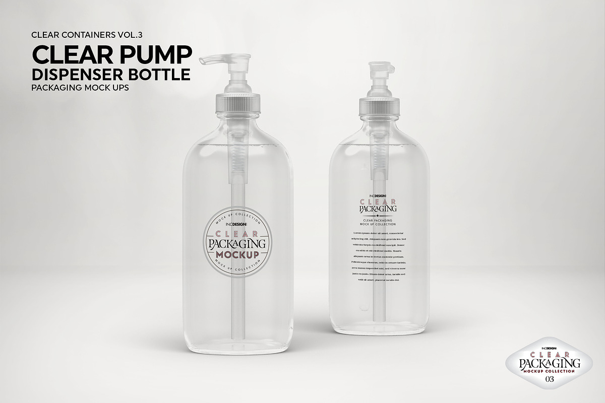 03 Clear Container Packaging Mockups, a Packaging Mockup by INCDesign (Photo 2 of 26)