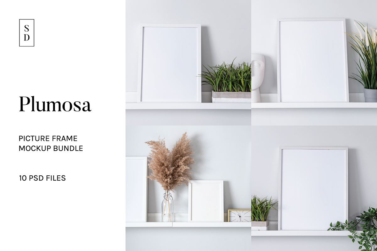 Frame Mockup Bundle - Plumosa, a Household Mockup by Saguaro Digital (Photo 1 of 10)