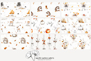 70 minimalist Halloween pattern, a Pattern Graphic by Poppy Lane Studio (Thumbnail 3 of 10)
