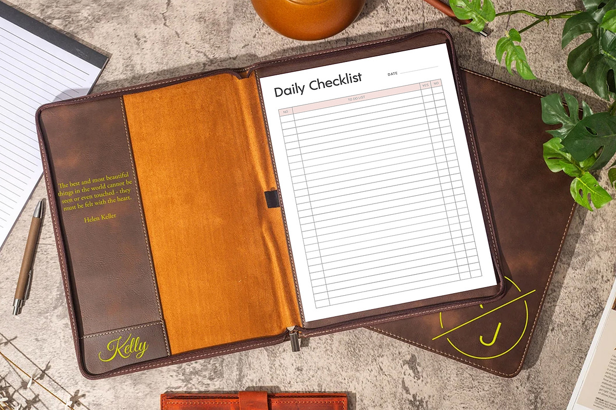 Daily Checklist, a Stationery Template by DesignDevisers (Photo 2 of 10)