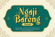Kultum Ramadhan - Arabic Fauxlang, a Serif Font by Sronstudio (Thumbnail 7 of 13)