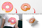 Bitten Donut Clipart, a Graphic by Artnoy (Thumbnail 2 of 5)