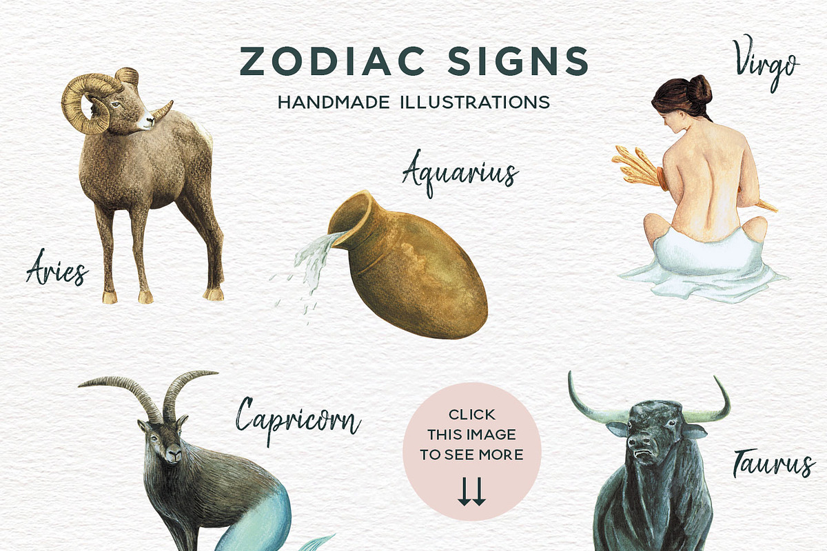 The Astrology and Universe KIT, an Animal Illustration by Lisa's Balcony (Photo 2 of 11)