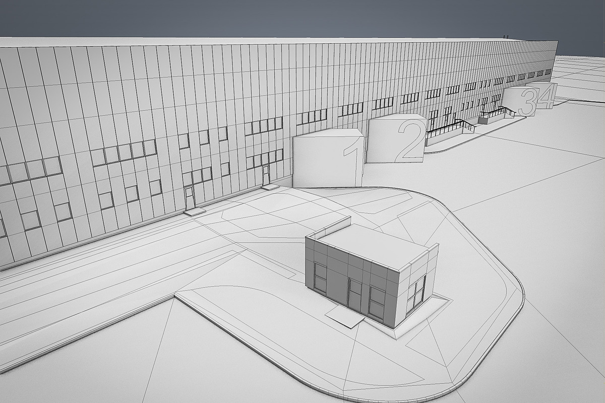Logistics Complex Center, an Architecture 3D Model by 3DNUTS (Photo 10 of 14)
