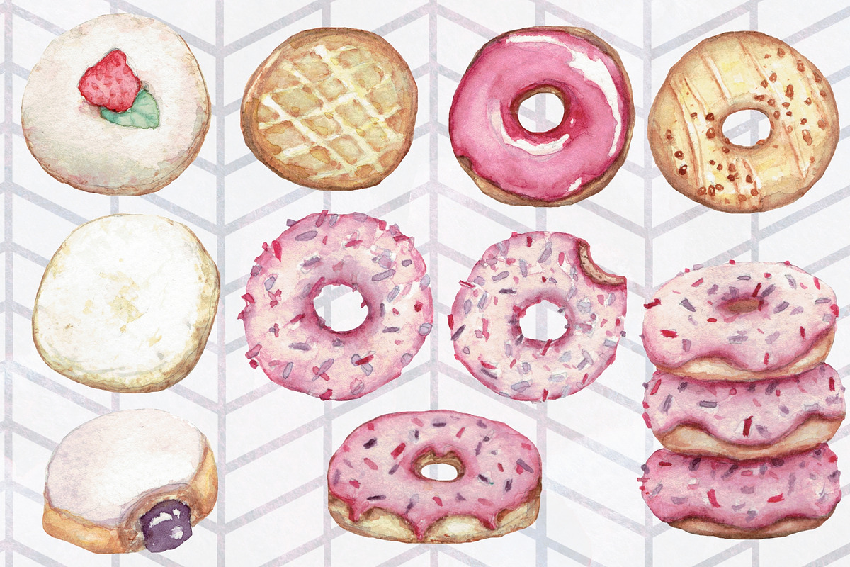 10 Premium Donuts, an Illustration by Tubigan Art (Photo 2 of 2)