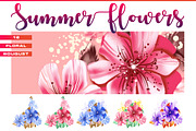 Summer flowers, photoshop painting, a Decorative Illustration by Allween (Thumbnail 5 of 13)