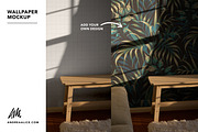 Wallpaper Mockup - Side Table, a Household Mockup by Andrea Muller (Thumbnail 2 of 6)