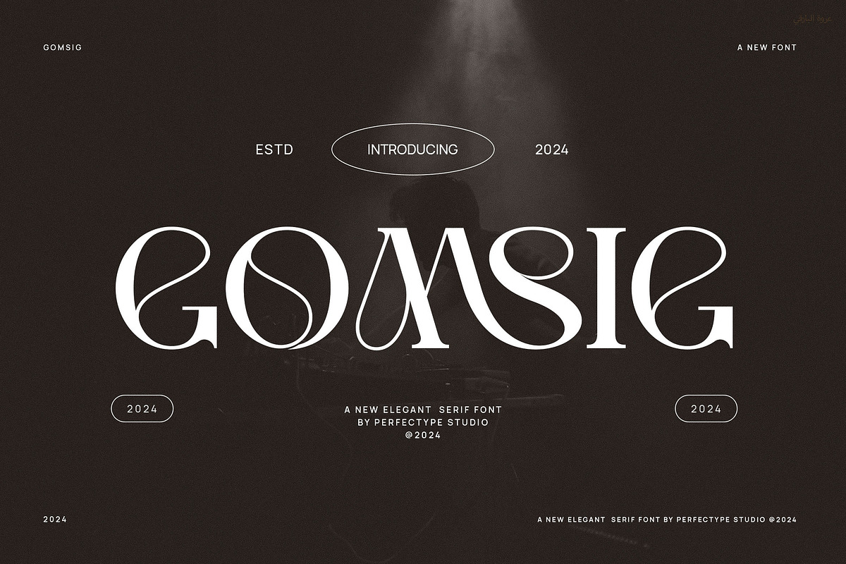 Gomsig Elegant Serif Font Typeface, a Serif Font by Perfectype (Photo 1 of 6)