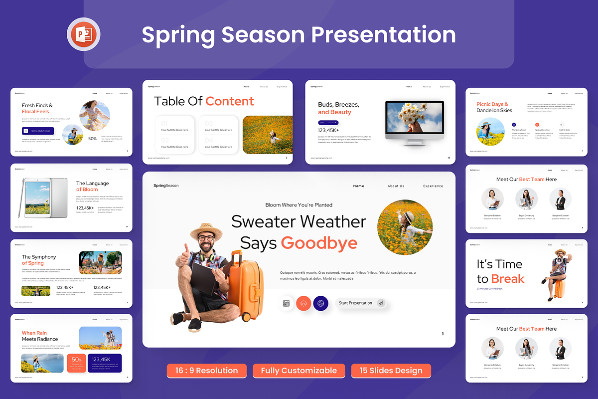 Spring Season Presentation, a Presentation Template by Annora Studio (Photo 1 of 7)
