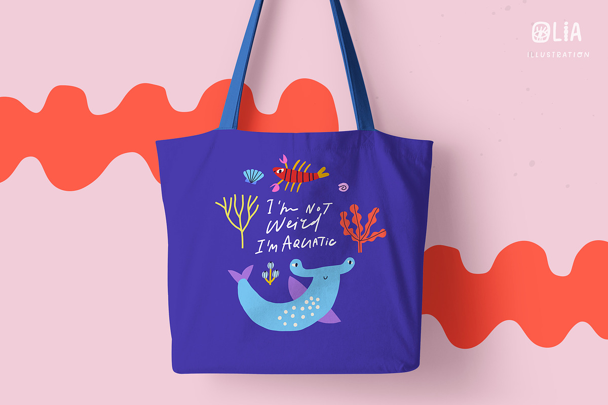 Under The Sea | 100% hand drawn, an Animal Illustration by Olia (Photo 11 of 11)