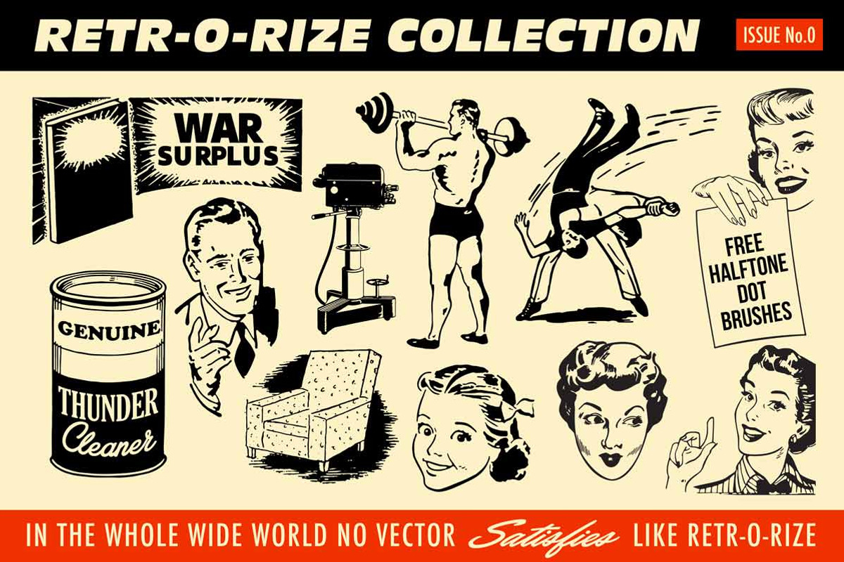 Retr-o-rize Collection - Issue #0, an Illustration by Thundr Co. (Photo 4 of 4)