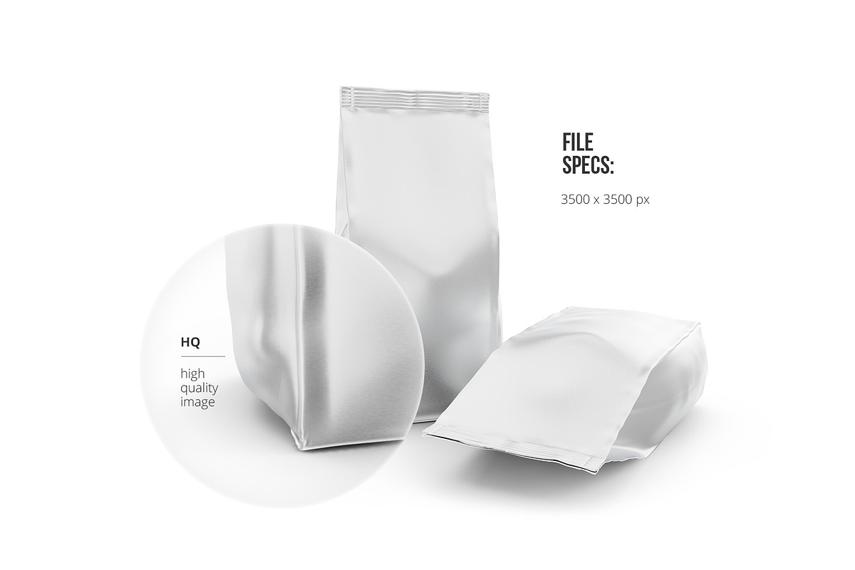 Two Coffee Pouch, a Packaging Mockup by easymock (Photo 2 of 5)