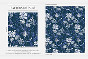 Fleur d’Azur Exquisite Floral Prints, a Pattern Graphic by LEAFure (Thumbnail 3 of 10)