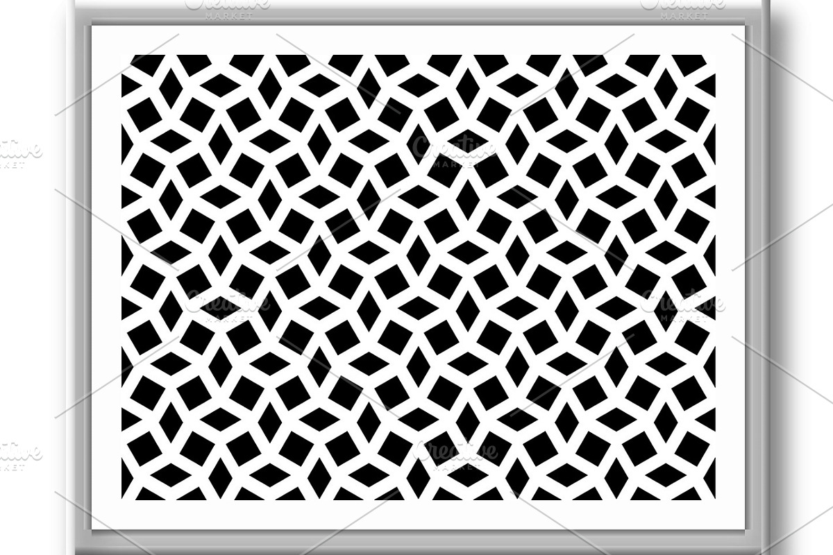 Abstract geometric pattern. A, a Decorative Illustration by RODINA (Photo 3 of 3)