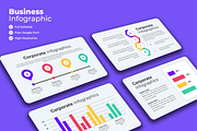 Business Progress Infographics, a Presentation Template by Artiveko (Thumbnail 1 of 2)
