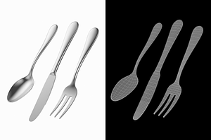 Dessert Knife, Fork, Spoon Cutlery