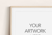 Portrait Wood Frame Leaning Mockup, a Household Mockup by OakstoneCreative (Thumbnail 4 of 5)