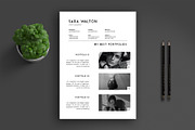 Minimal Resume Template, a Resume Template by Saman Osama (Thumbnail 7 of 8)