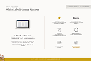 White Label Social Media Planner, a Stationery Template by ammarosedesignsllc (Thumbnail 3 of 10)
