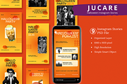 Halloween Party Canva & Instagram St, a Social Media Template by Attype (Thumbnail 1 of 4)