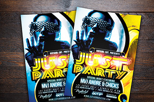 Just Party Flyer