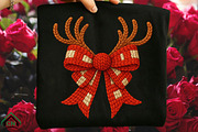 Faux Crochet Christmas Coquette Bow, an Illustration by Craft Nest (Thumbnail 7 of 7)