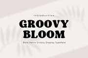 Groovy Bloom – Bold Retro Groovy, a Serif Font by AN Productions (Thumbnail 1 of 4)