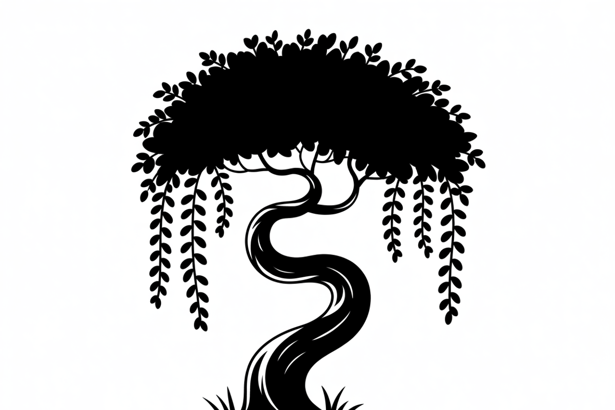 Banyan Tree Vector Illustration, an Illustration by Amazin_art (Photo 2 of 11)