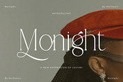 Monight – Elegant Modern Serif Font, a Serif Font by Muflieart (Thumbnail 1 of 10)
