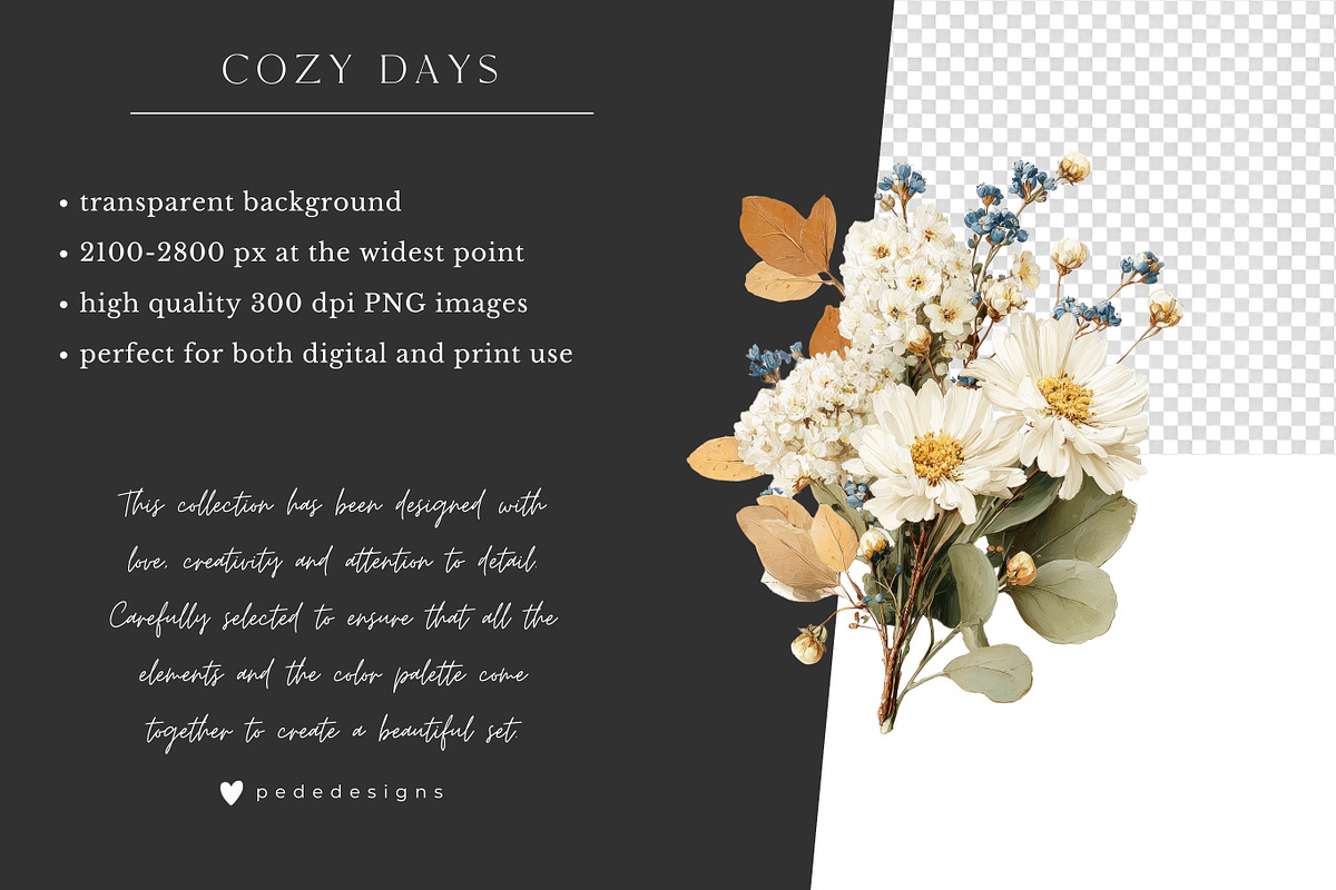 Cozy Days Collection, a Seasonal Illustration by PeDe Designs (Photo 15 of 31)