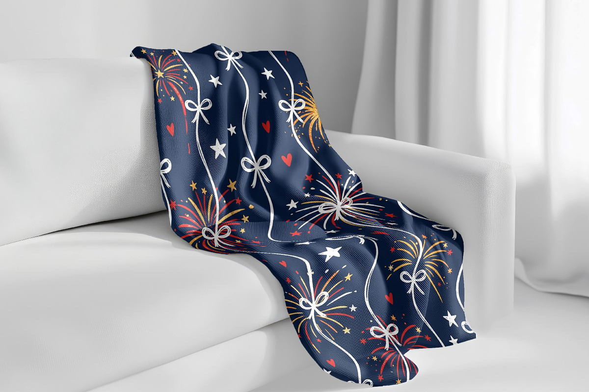 4th of July Patriotic Pattern, a Pattern Graphic by Dream Creation (Photo 4 of 5)