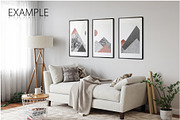 Frames & Walls Scandinavian Bundle-4, a Household Mockup by Yuri-U (Thumbnail 33 of 38)