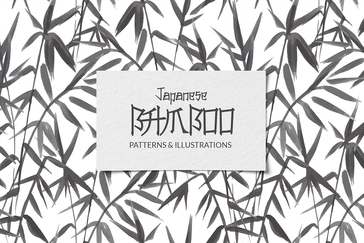 Japanese Bamboo collection, a Pattern Graphic by ilonitta (Photo 1 of 11)