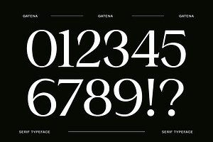 Gatena Serif Modern