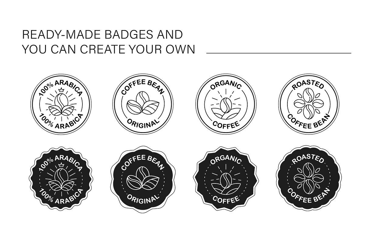 Coffee Line Art Branding Kit, a Branding & Logo Template by Lettering_Logo (Photo 11 of 15)