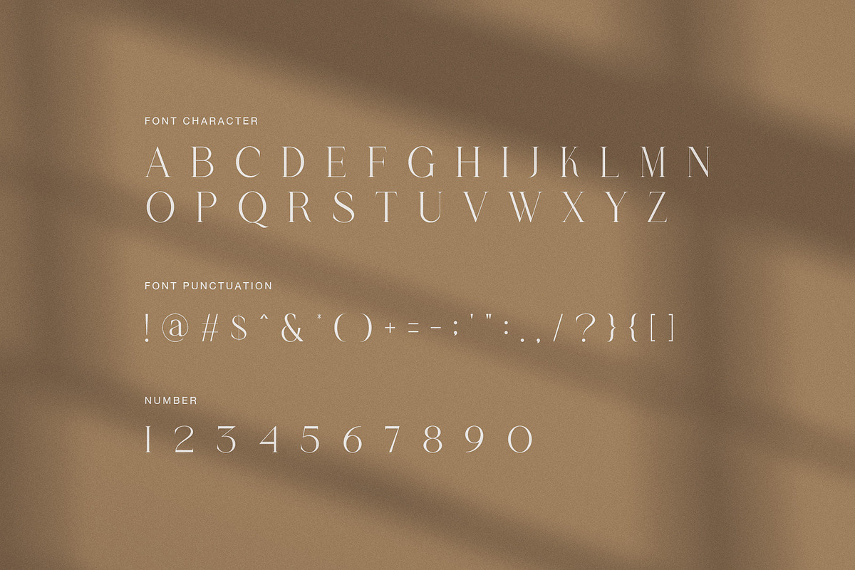 Kinaya Elegant Fashion Serif Font, a Serif Font by Graphicxell (Photo 7 of 8)