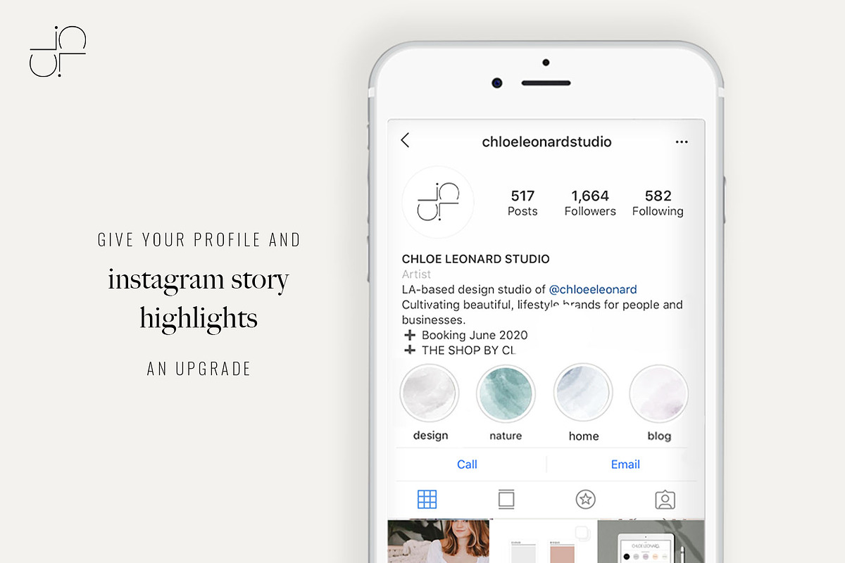 Watercolor Instagram Story Patterns, a Pattern Graphic by Chloe Leonard Studio (Photo 6 of 6)