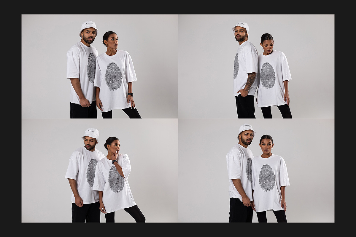T-Shirt Mock-Up Set, a Shirt Mockup by Freeman Studio (Photo 6 of 14)