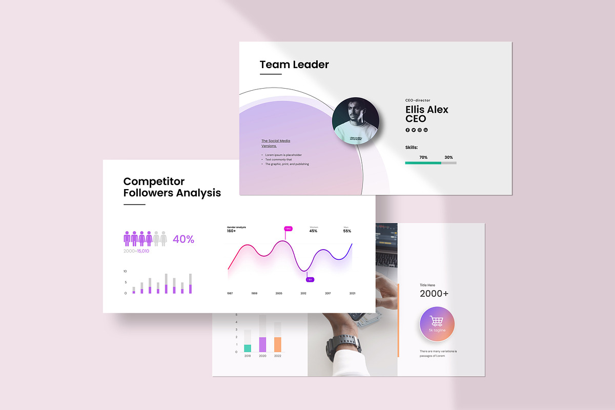 Digital Marketing Strategy, a Presentation Template by creathrivestudio (Photo 5 of 23)