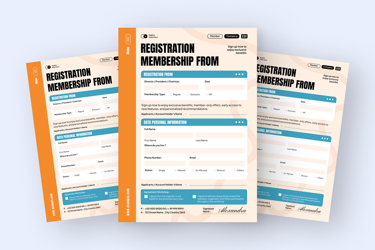 Workshop Registration Form, a Flyer Template by SquidPixey (Photo 6 of 6)