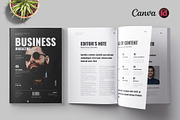 Magazine Layout Canva, a Magazine Template by Pixelpick (Thumbnail 1 of 9)