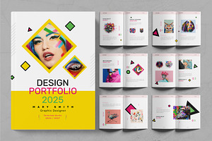 Design Portfolio Layout, a Magazine Template by ContestDesign