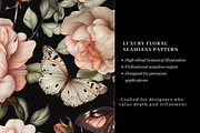 Noir Botanical – Editable Pattern, a Texture Graphic by LUSH Studio (Thumbnail 3 of 6)