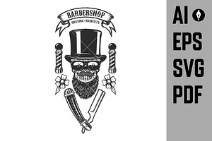 Barbershop Poster Template.