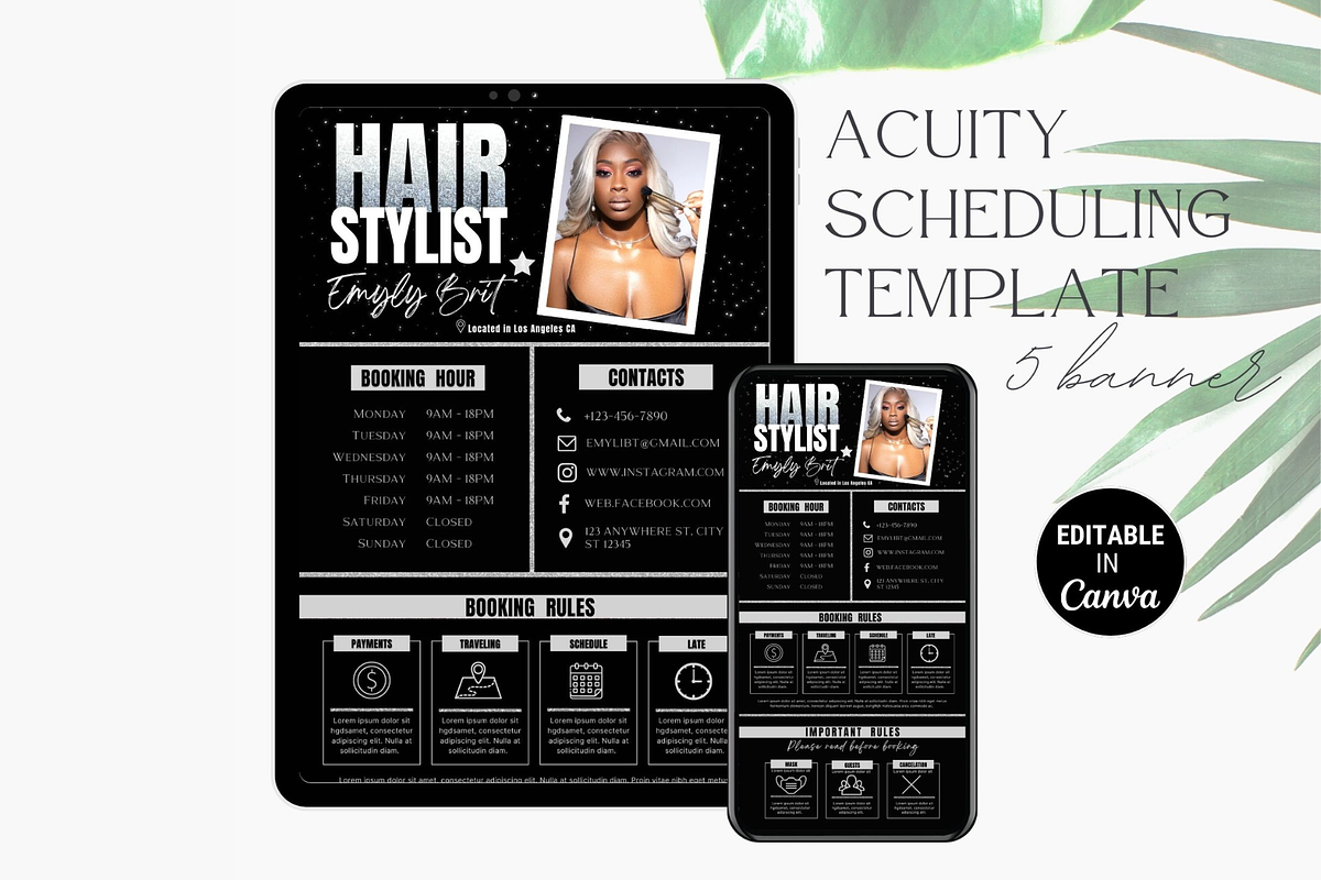 Acuity Scheduling Template, a Templates & Theme by TimCanvaTemplate (Photo 4 of 5)