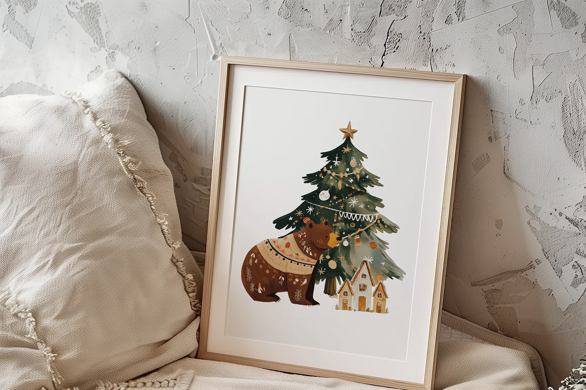 Scandinavia Christmas, a Seasonal Illustration by heyiamalice (Photo 3 of 17)