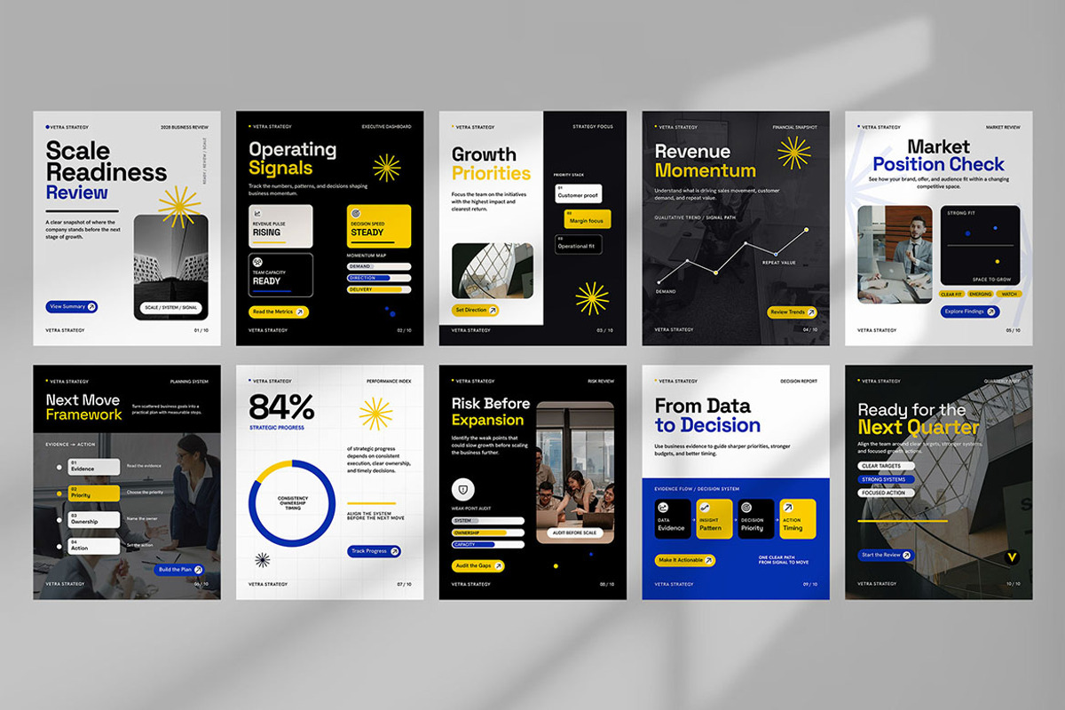 Business Insights Instagram Post, a Social Media Template by Pitchlook.Studio (Photo 2 of 3)